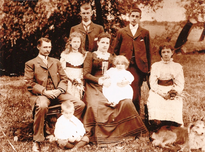 The family at Preeshall House